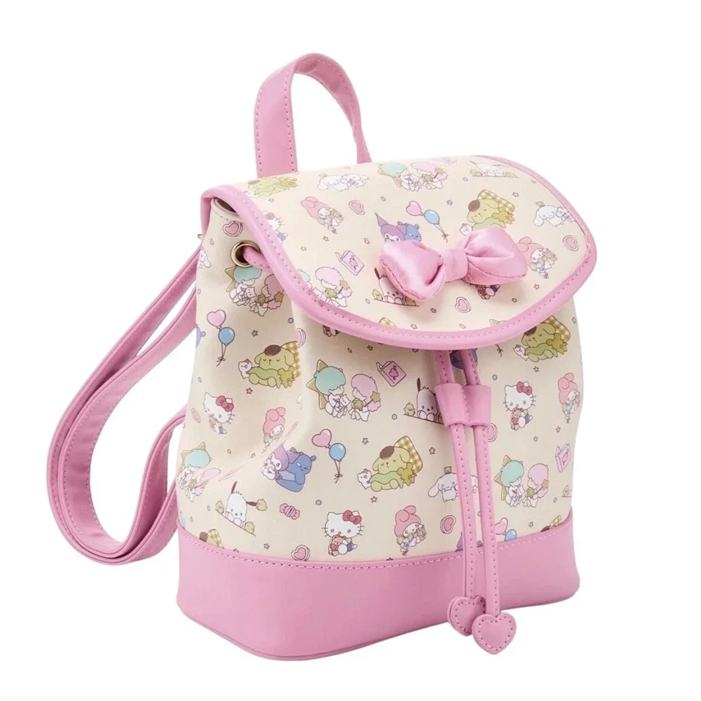 Sanrio Hello Kitty And Friends Missing You Backpack Kawaii‎ Pink Bow NWT
